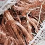 Copper wire scrap, (Millberry) 99.99%