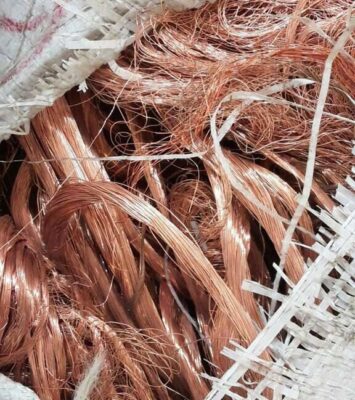 Copper wire scrap, (Millberry) 99.99%