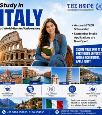 Best Consultancy in Hyderabad for Studying in Italy
