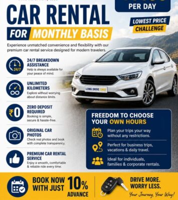 Car Rental For Monthly Basis
