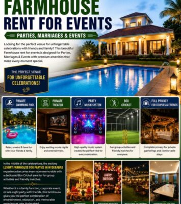 Farmhouse rent for events