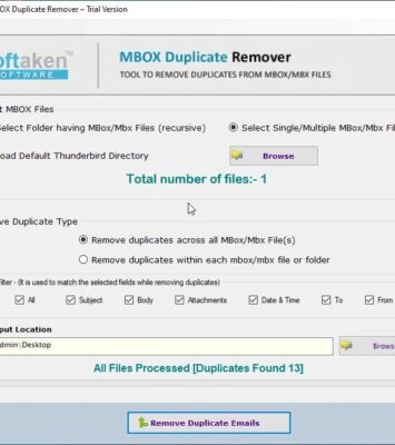 Advanced MBOX Duplicate Remover Software for Windows Users