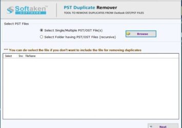 Professional Outlook PST Duplicate Remover Utility