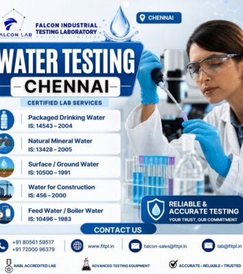 Water Testing Chennai Ensuring Safe Water for Health and Con
