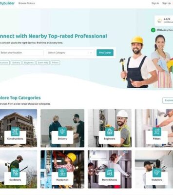 Handyman & Home Services App Script | Fully Customizable
