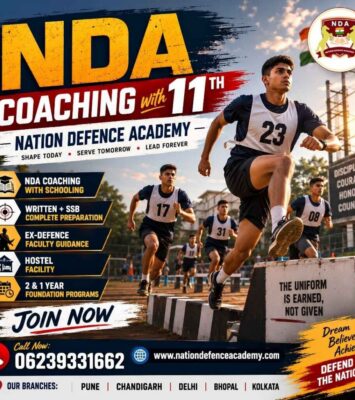 NDA Academy in Pune for 11th and 12th