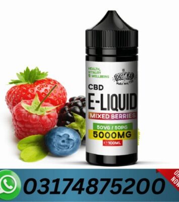 CBD E-Liquid 5000MG Mixed Berries - 03174875200