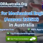 CDR for Mechanical Engineers (ANZSCO: 233512) - by Experts