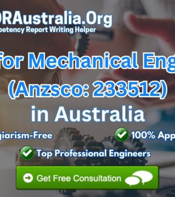 CDR for Mechanical Engineers (ANZSCO: 233512) - by Experts