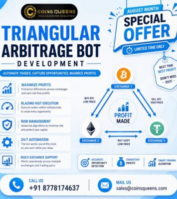 Custom Triangular Arbitrage Bot Development | August Offer