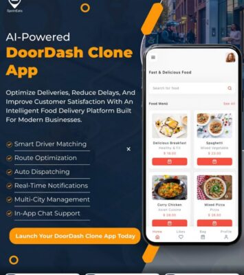 Start a Smart Food Delivery Business with DoorDash Clone