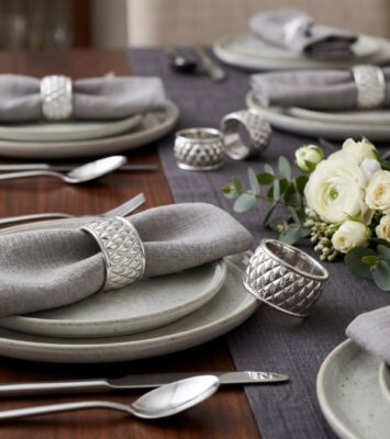 Handcrafted Silver Napkin Rings | Premium Dining Decoration
